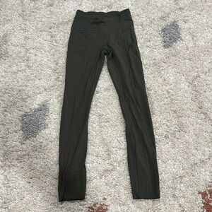 Army green Lululemon align yoga pants. Size 2